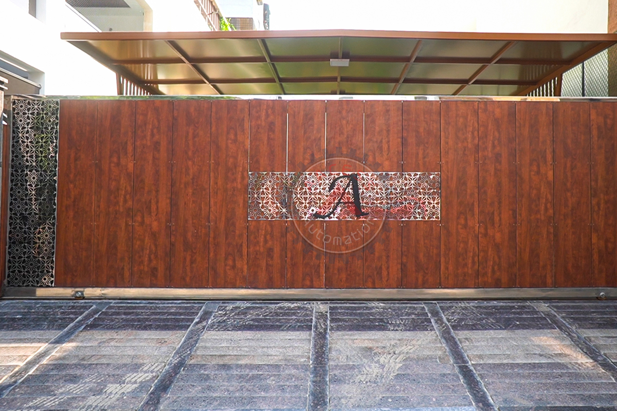 Automatic Sliding Gate - AACESS House, Bowenpally